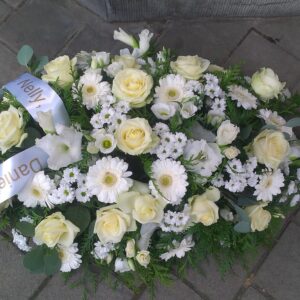 Coussin de deuil – tons blancs